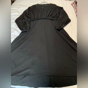 NWOT Zara Long-sleeve Black Maxi Dress